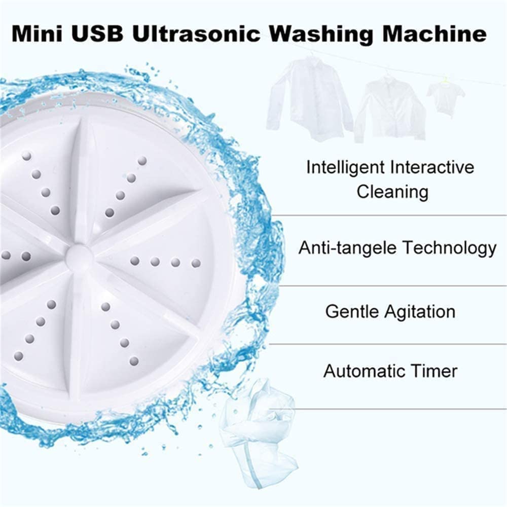 Portable Ultrasonic USB Turbo Washer