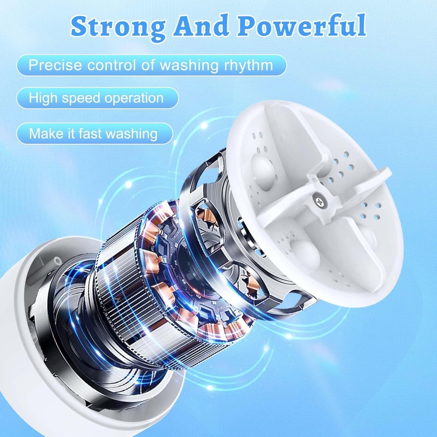 Portable Ultrasonic USB Turbo Washer